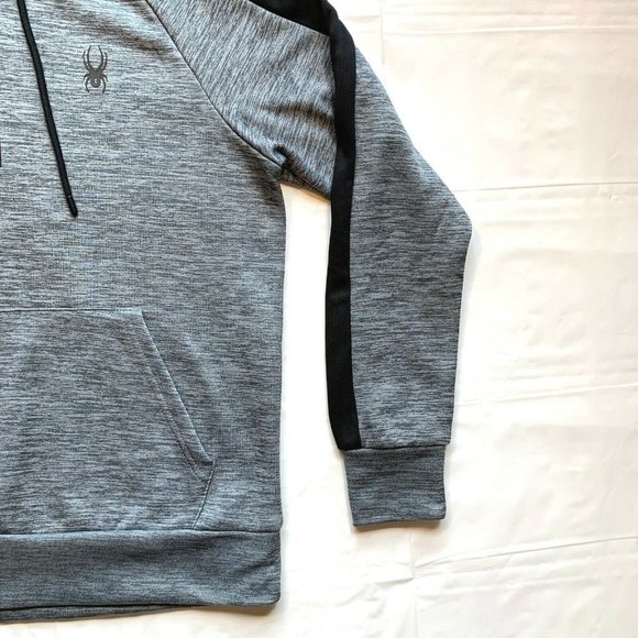 NWT Spyder Active Hoodie Sweatshirt Pullover Mens Small ProWEB Zip Fleece Lined - Picture 7 of 12